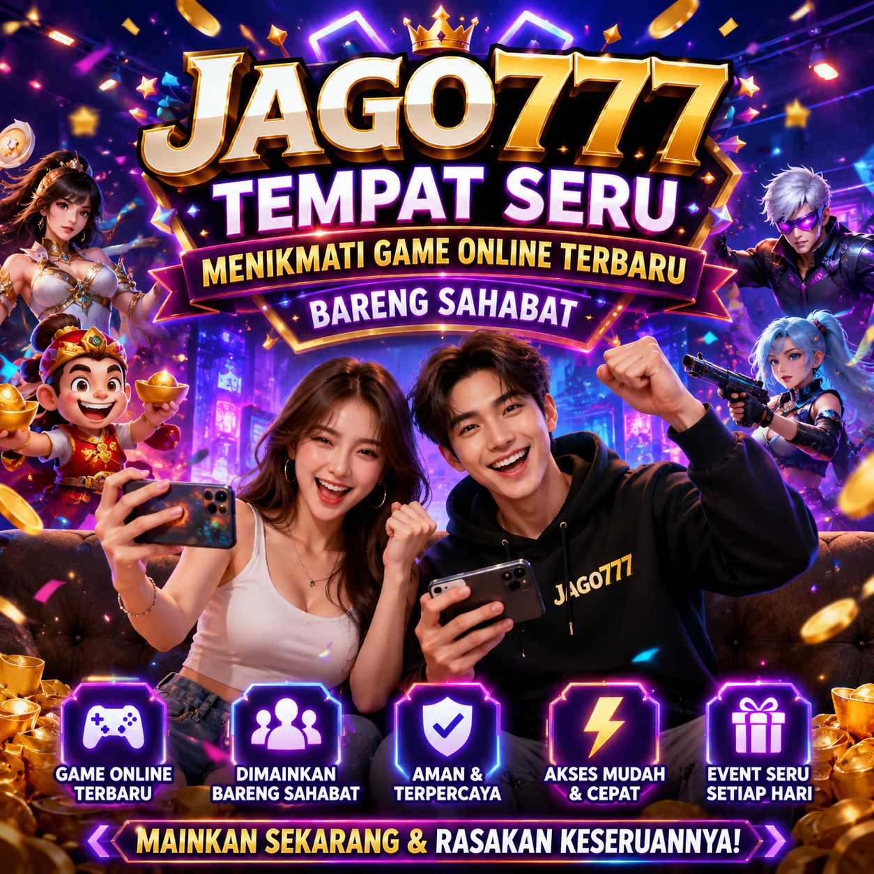 JAGO777 | Link Terbaru Main Game Mobile Seru Bareng Sahabat